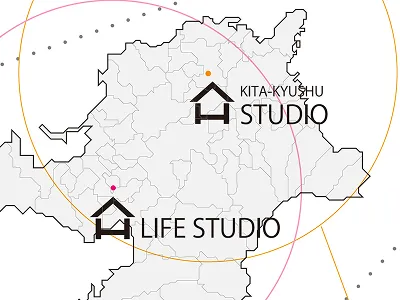 施工エリアは福岡県・佐賀県内の各店舗から経路50km
